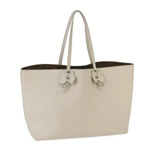 BOTTEGA VENETA Micro Butterfly Tote Bag Leather White